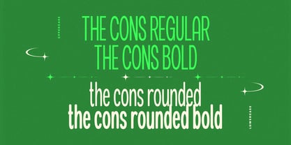 The Cons Font Poster 4