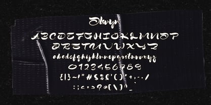 Olswyn Font Poster 8