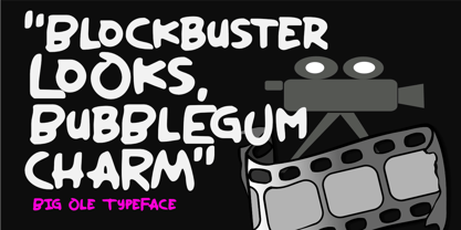 Big Ole Font Poster 2