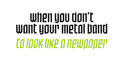 SbB Certiphica Font Poster 4