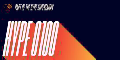 Hype 0100 Font Poster 1