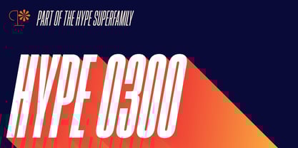 Hype 0300 Font Poster 1