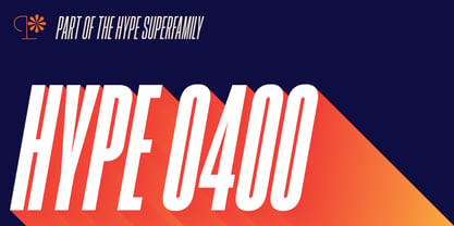 Hype 0400 Font Poster 1