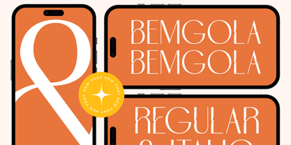 Bemgola Font Poster 5