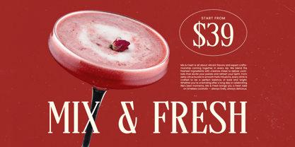 Senovac Font Poster 2