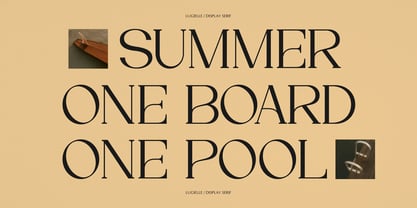 Lugielle Font Poster 2