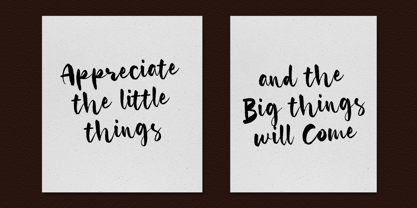 Roarety Rough Script Font Poster 3