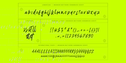 Brandon Matthews Font Poster 8