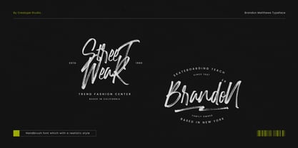 Brandon Matthews Font Poster 3