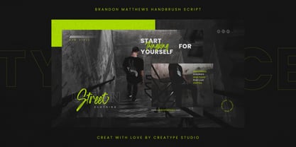 Brandon Matthews Font Poster 4