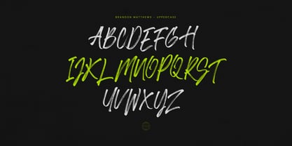 Brandon Matthews Font Poster 7