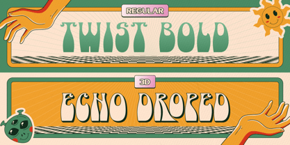 Khedelic Font Poster 4