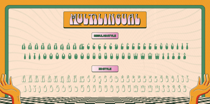Khedelic Font Poster 9