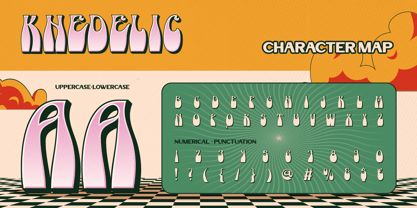 Khedelic Font Poster 2
