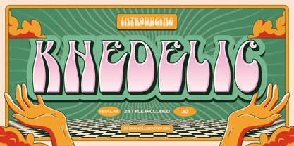 Khedelic Font Poster 1