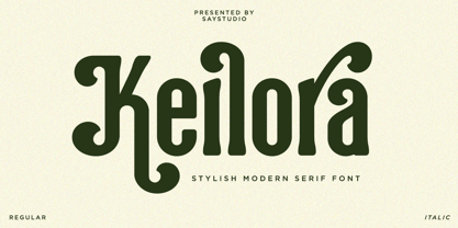 Keilora Font Poster 1