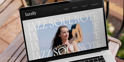 Brighty Harmony Font Poster 5