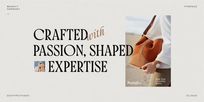 Brighty Harmony Font Poster 6