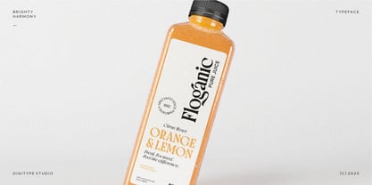 Brighty Harmony Font Poster 11