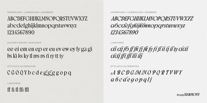 Brighty Harmony Font Poster 15