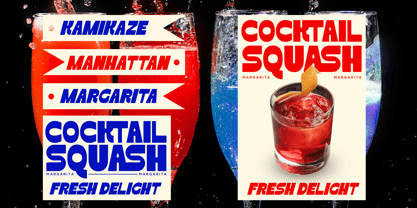 Over Heat Font Poster 2