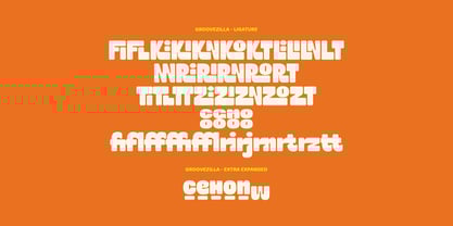 DKS Groovezilla Font Poster 8