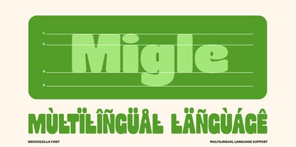 DKS Groovezilla Font Poster 3