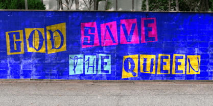 Shape Shift Font Poster 8