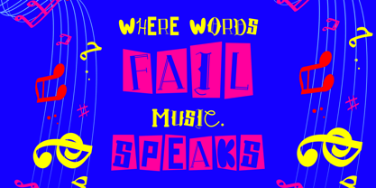 Shape Shift Font Poster 2