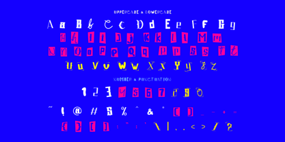 Shape Shift Font Poster 11
