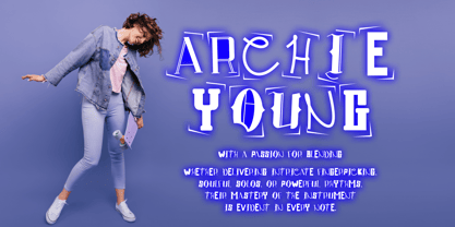 Shape Shift Font Poster 7