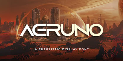 Aeruno Font Poster 1