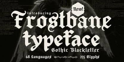 Frostbane Font Poster 1