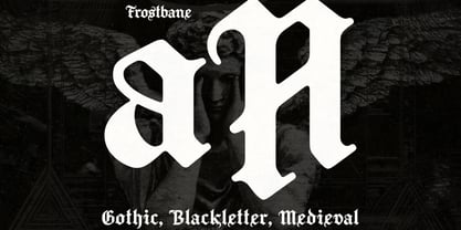 Frostbane Font Poster 2