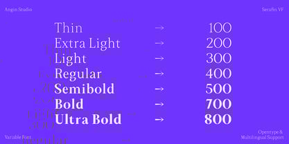 Serafin Font Poster 2