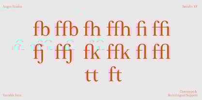 Serafin Font Poster 3