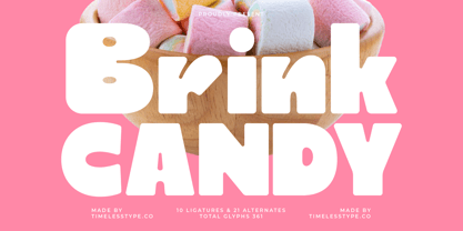 Brink Candy Font Poster 1