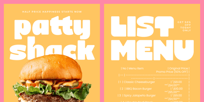 Brink Candy Font Poster 8