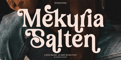 Mekuria Salten Font Poster 1