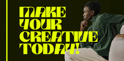 Boreck Display Font Poster 2