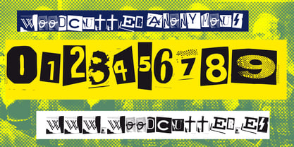 Woodcutter Anonymous Font Poster 6