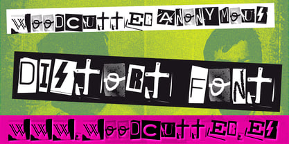 Woodcutter Anonymous Font Poster 1