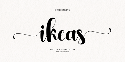 Ikeas Script Font Poster 1
