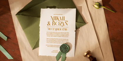 Rosse Merona Font Poster 9