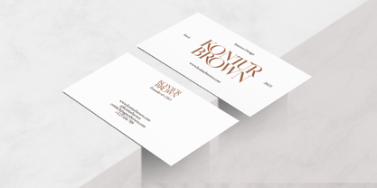 Rosse Merona Font Poster 4