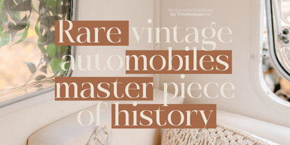 Rosse Merona Font Poster 12