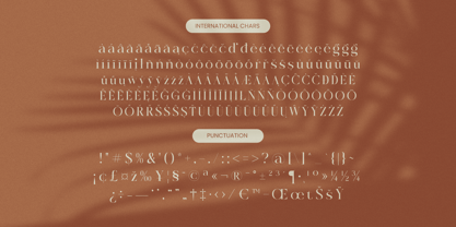 Rosse Merona Font Poster 15