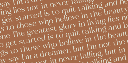 Rosse Merona Font Poster 13