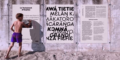 Moucha X Font Poster 6