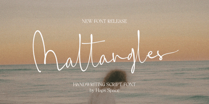 Maltangles Signature Font Poster 1